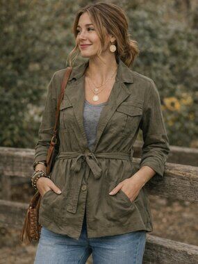 Hayden Los Angeles - Women’s Olive Utility Jacket